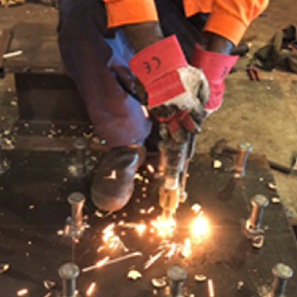 Mason Stud Welding Work